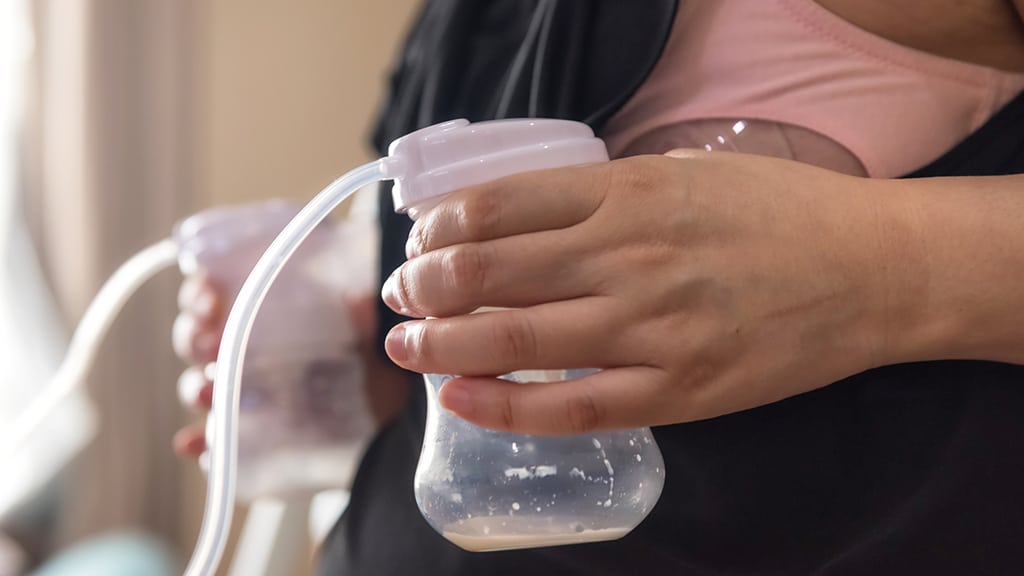 baby breastfeeding