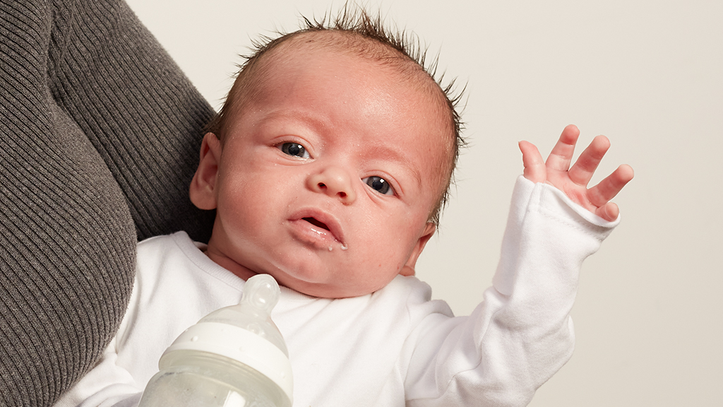baby breastfeeding