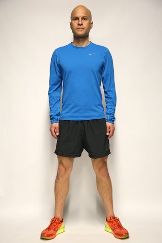 Knee bends starting position