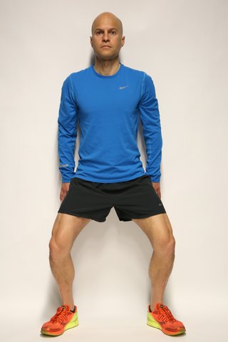 Knee bends lowered position
