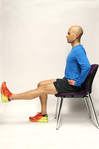 Straight leg raises starting position