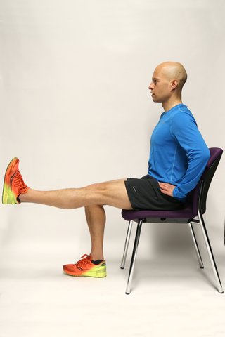 Straight leg raises fully raised leg position